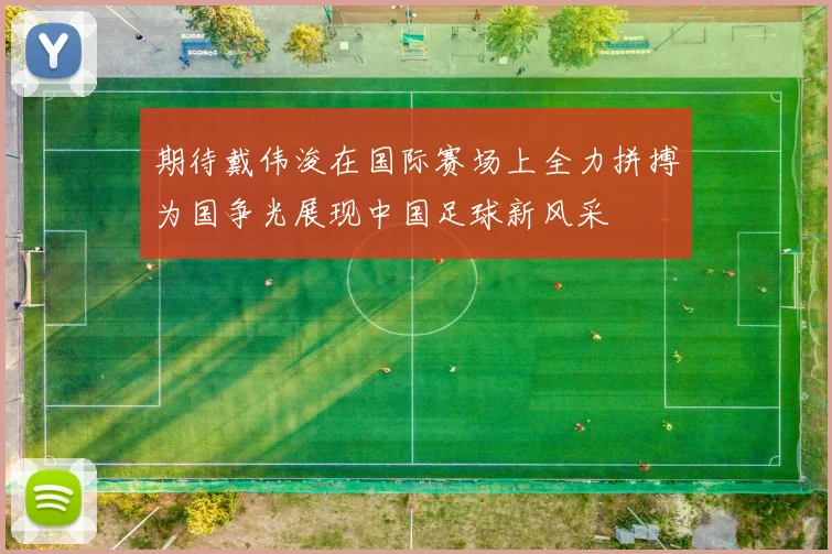 期待戴伟浚在国际赛场上全力拼搏为国争光展现中国足球新风采