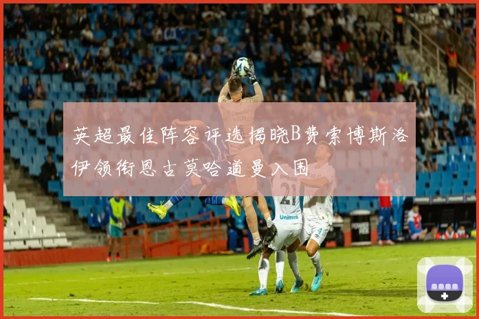 英超最佳阵容评选揭晓B费索博斯洛伊领衔恩古莫哈道曼入围